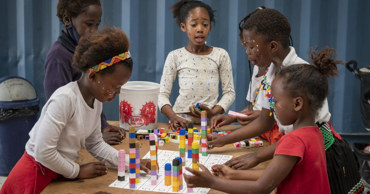 Children enjoying a positive shared experience